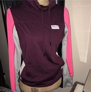 PINK Ultimate Colorblock Pullover  (M)